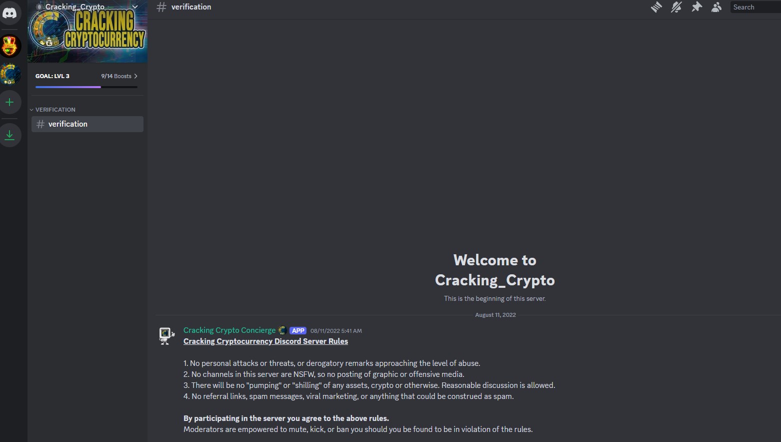 Cracking Crypto