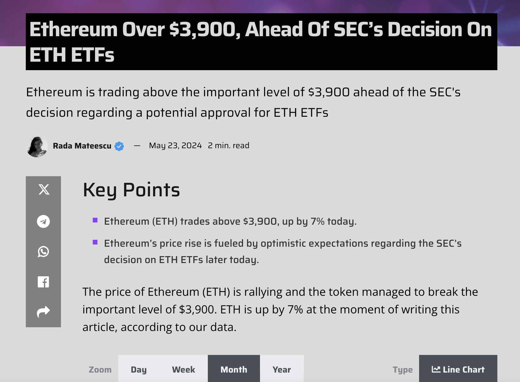 ETH stats