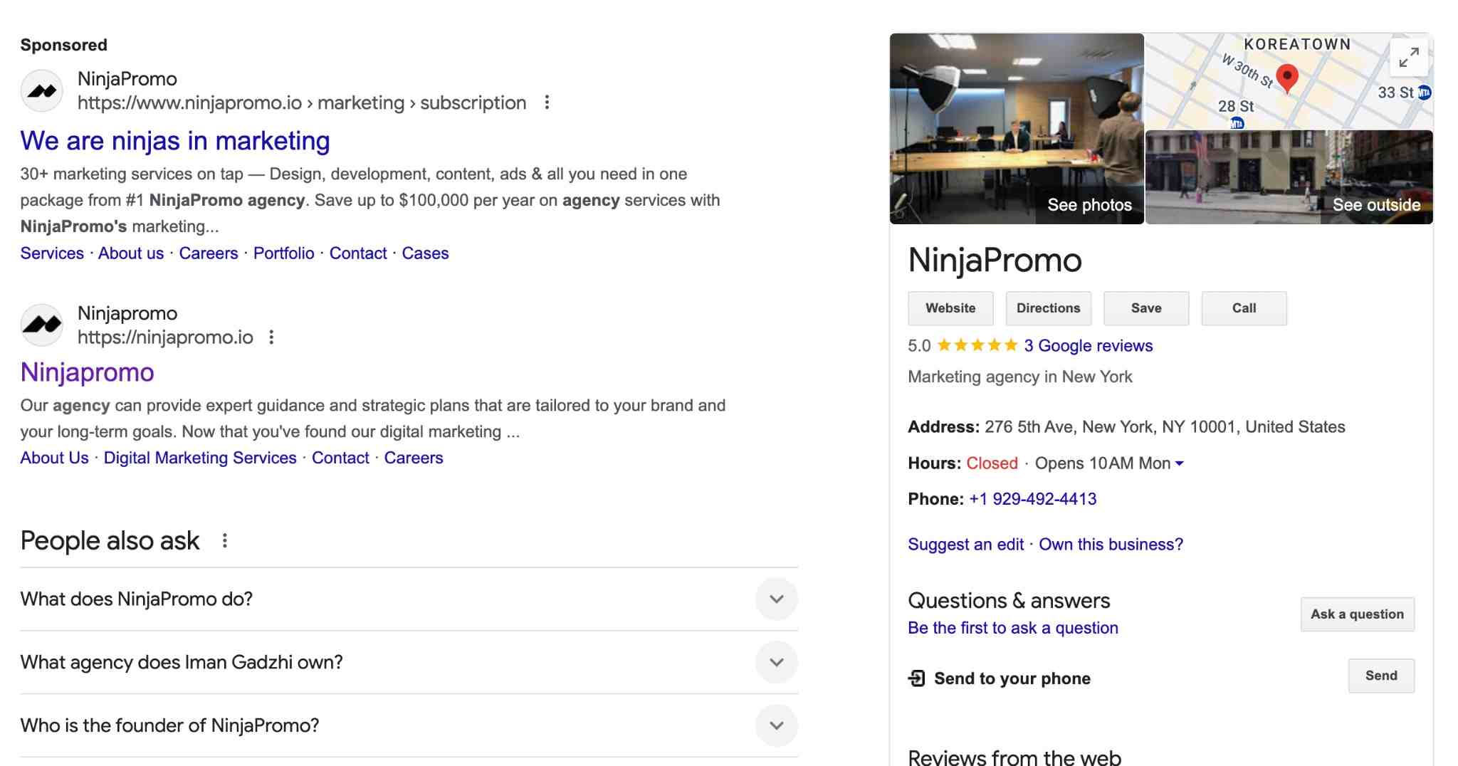 Google My Business NinjaPromo