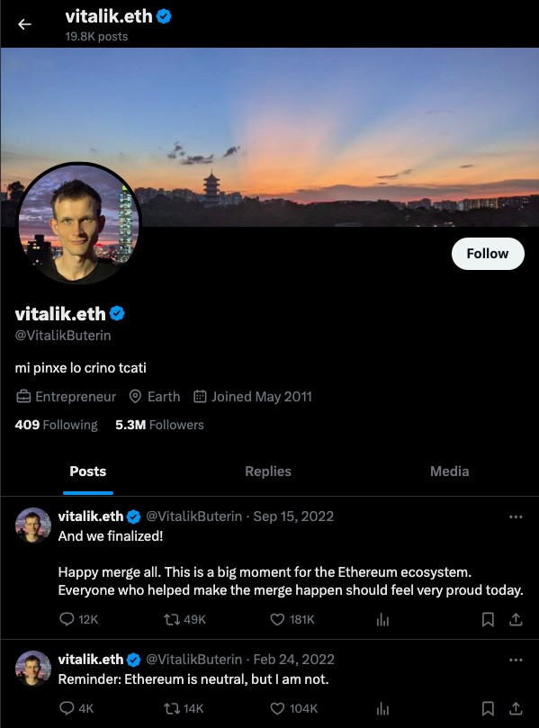 Vitalik Buterin, co-founder of Ethereum